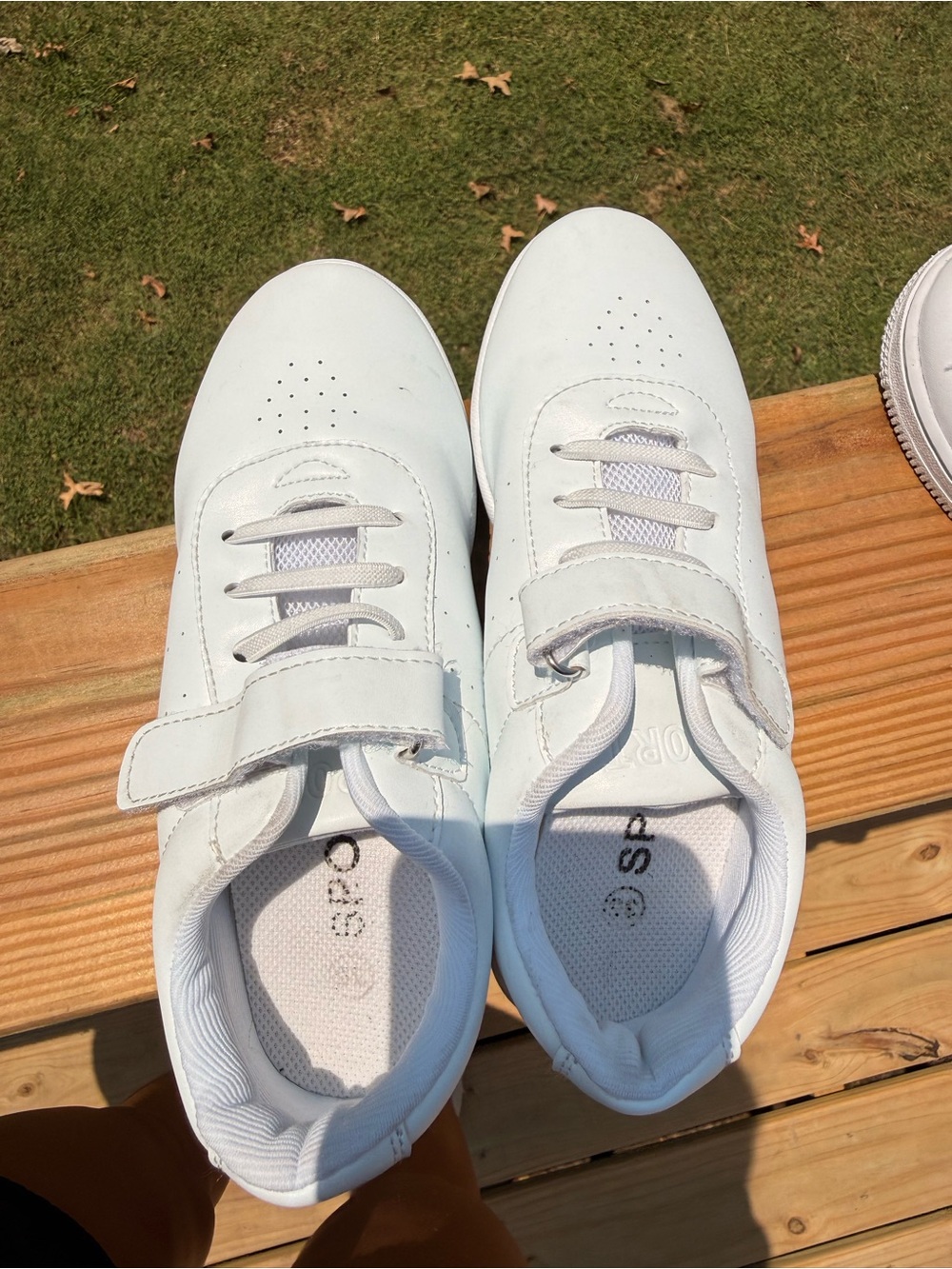 Kids White Velcro Sneakers for Everyday Play